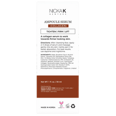 Nicka K New York Tighten Collagen Ampoule Serum 30ml