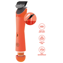 Absolute Hot Magic Trim 2-In-1 Versatile Body Trimmer & Shaver - Orange #HTMT01R