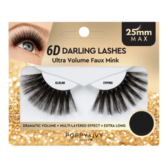Poppy & Ivy 6D Darling Lashes 25mm Eyelashes- Ultra Volume Faux Mink