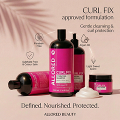 Allored Beauty Curl Fix Hydrating Shampoo with Argan Oil 500ml