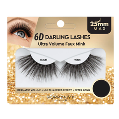 Poppy & Ivy 6D Darling Lashes 25mm Eyelashes- Ultra Volume Faux Mink