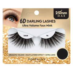 Poppy & Ivy 6D Darling Lashes 25mm Eyelashes- Ultra Volume Faux Mink
