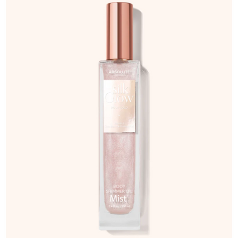 Absolute New York Silk Glow Body Shimmer Oil Mist - Rose Gold 100ml