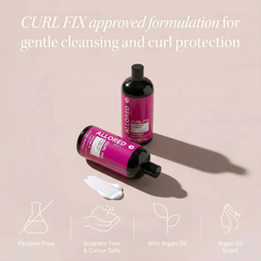 Allored Beauty Curl Fix Hydrating Shampoo with Argan Oil 500ml