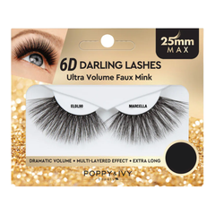 Poppy & Ivy 6D Darling Lashes 25mm Eyelashes- Ultra Volume Faux Mink