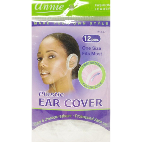 Annie Plastic Ear Cover 12pcs #4447