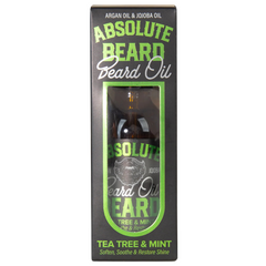 Absolute New York Tea Tree & Mint Beard Oil With Argan Oil and Jojoba Oil 60ml