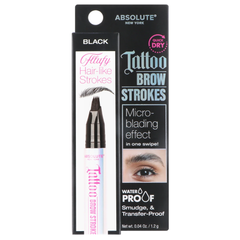 Absolute New York Tattoo Brow Strokes Black