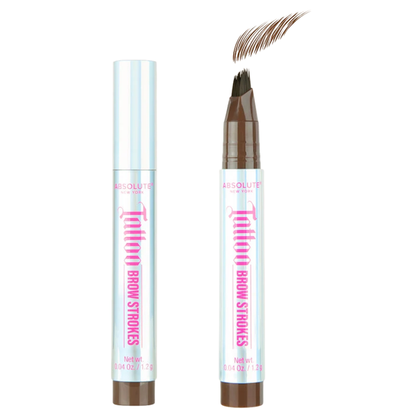 Absolute New York Tattoo Brow Strokes Brown