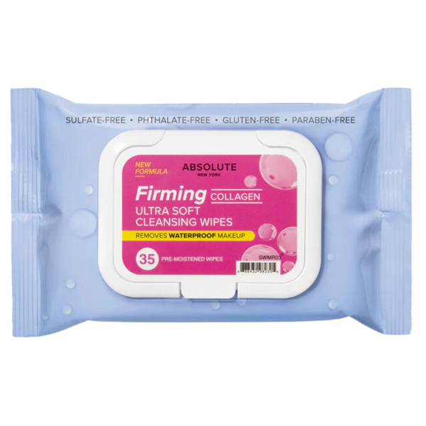 Absolute New York Firming Collagen Ultra Soft Cleansing Wipes