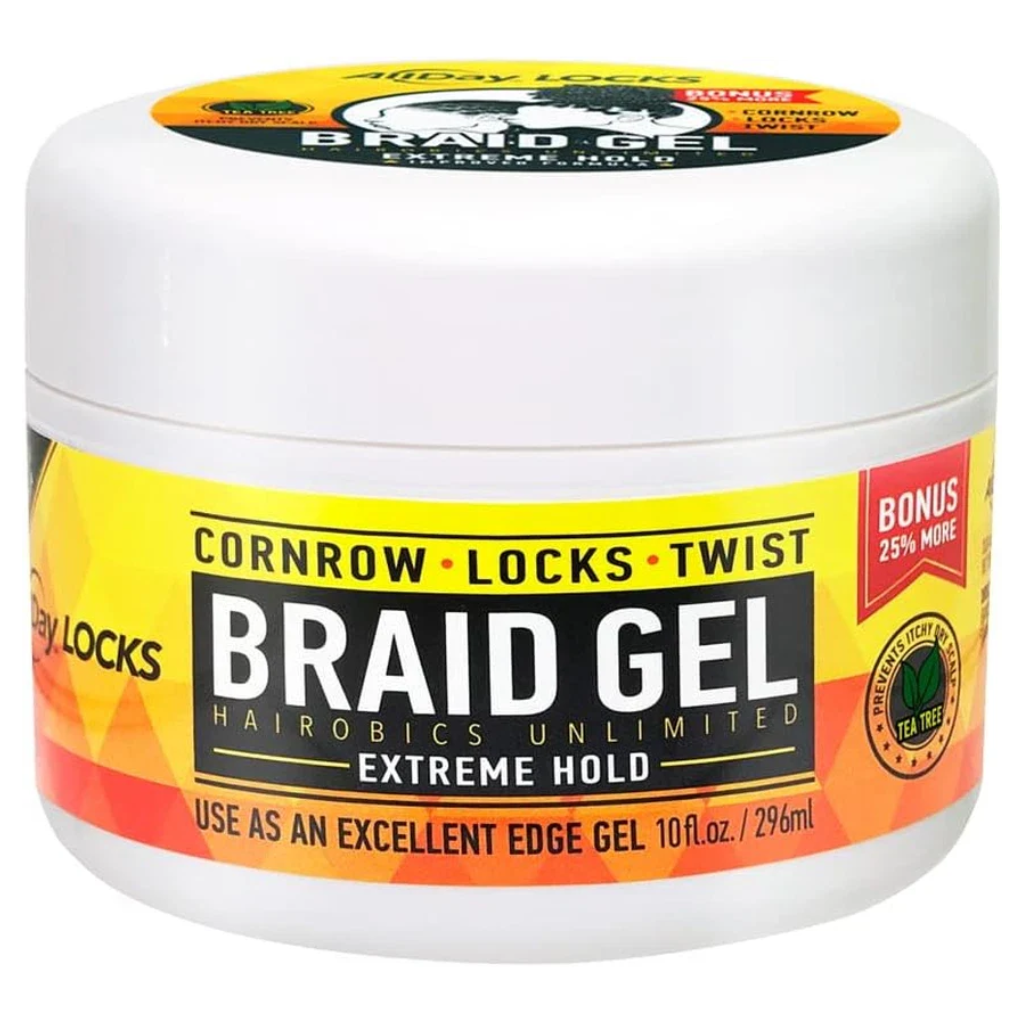 All Day Locks Extreme Hold Edge Gel 10oz | Long-Lasting Hold for Braids ... All Day Locks Extreme Hold Edge Gel 10oz | Long-Lasting Hold for Braids ...