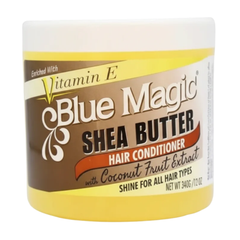 Blue Magic Shea Butter Hair Conditioner Enriched with Vitamin E 12oz
