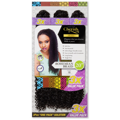 Cherish 3X Bohemian Braid 20" Value Pack