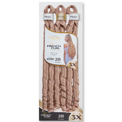 Cherish Synthetic Curly Spiral Hair Extension Braid - 3 x Spiral French Curl 28"