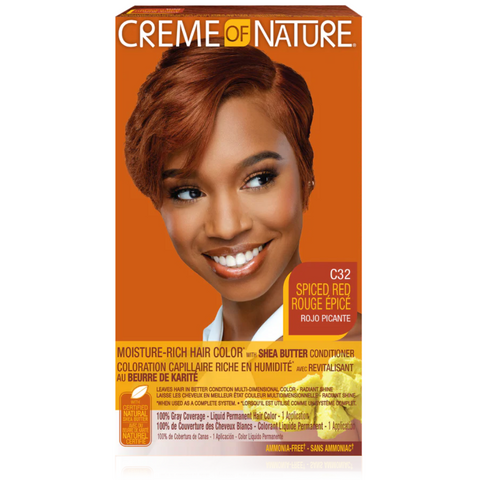 Creme of Nature Moisture-Rich Hair Colour Spiced Red C32