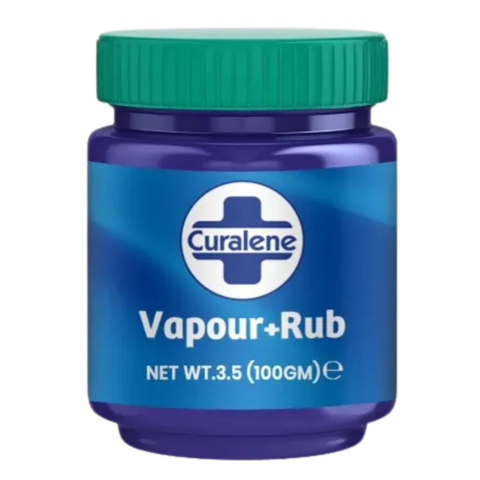 Curalene Vapour + Rub 100g – Menthol, Camphor & Eucalyptus