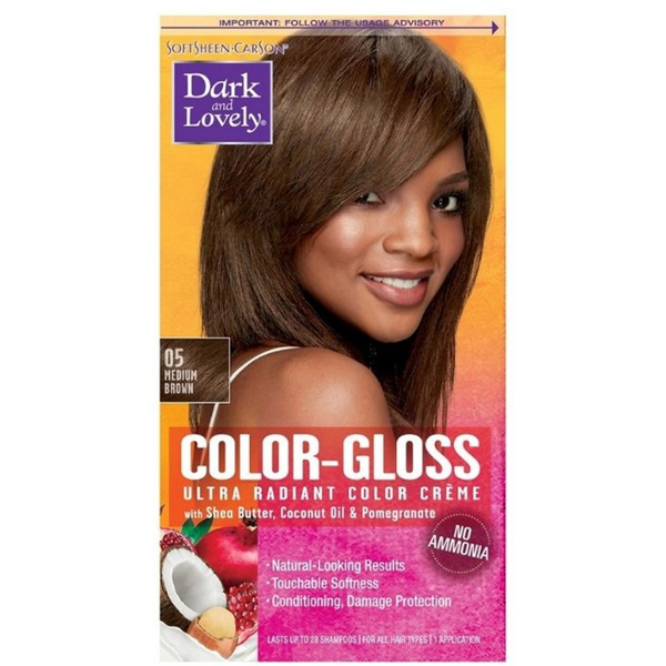 Dark & Lovely Color Gloss Ultra Radiant Color Crème - 05 Medium Brown