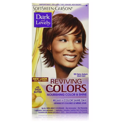 Dark & Lovely Reviving Colors Revitalizing Color & Shine - 393 Spiced Auburn