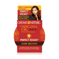 Creme Of Nature Argan Perfect Edge Dark Brown 2.25oz