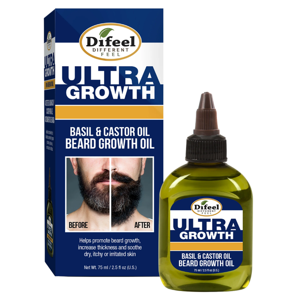 Difeel Men’s Ultra Growth Basil & Castor Beard Growth Oil 75ml
