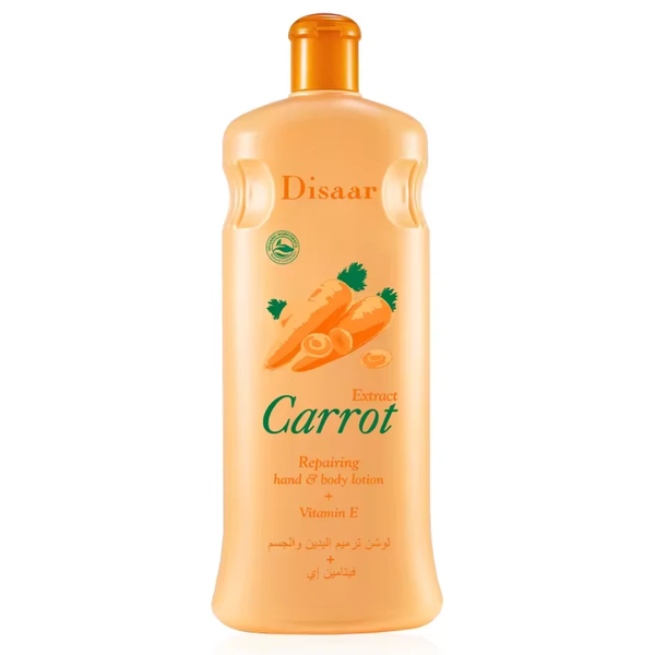 Disaar Carrot Extract Repairing Hand & Body Lotion with Vitamin E 600ml