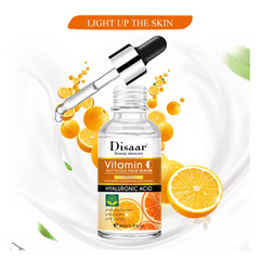 Disaar Vitamin C Whitening and Moisturizing Face Serum with Hyaluronic Acid 30ml