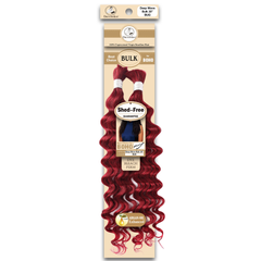 Dressmaker Brazilian Deep Wave Bulk Hair 20" – Virgin Human Hair for Boho Braids