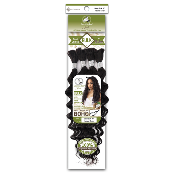 Dressmaker Youth 100% Unprocessed Virgin Brazilian Deep Bulk Hair