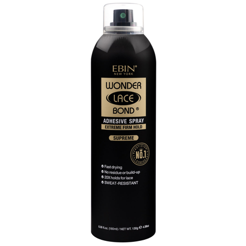 EBIN New York Wonder Lace Bond Adhesive Spray Supreme Extreme Firm Hold 180ml