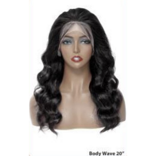 Ei 100% Brazilian Human Hair 13x4 Swiss Lace Frontal Wig Body Wave 20