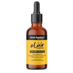 Elixir Essentials Saw Palmetto & Jamaican Black Castor Hair & Scalp Oil 2oz