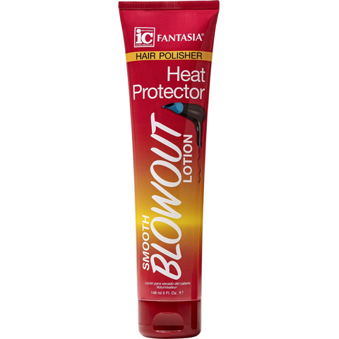 IC Fantasia Hair Polisher Heat Protector Smooth Blowout Lotion 5oz