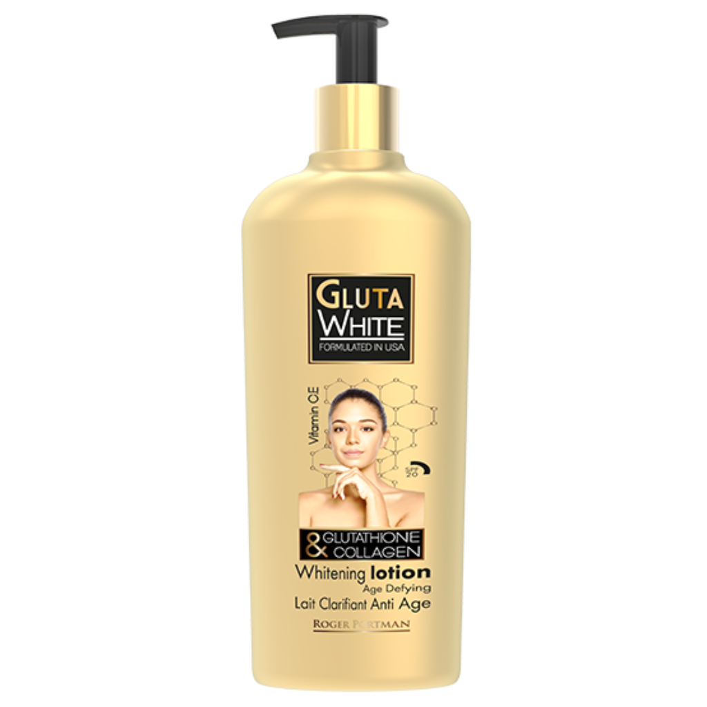 Gluta White Whitening Lotion with Glutathione & Collagen 500ml | Wigoos Gluta White Whitening Lotion with Glutathione & Collagen 500ml | Wigoos