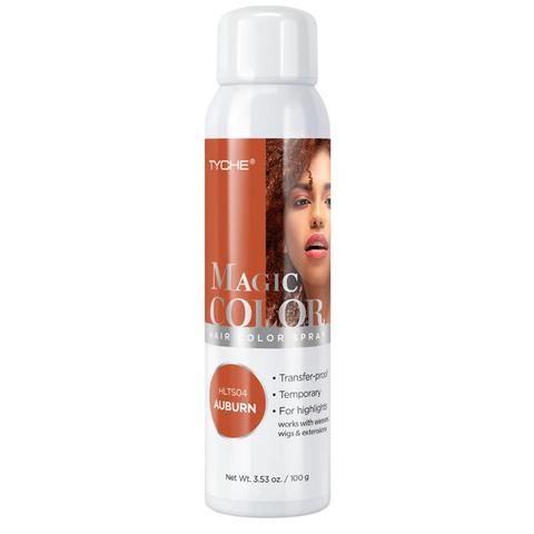 Tyche Magic Color Hair Color Spray – Auburn – HLTS04 3.53oz