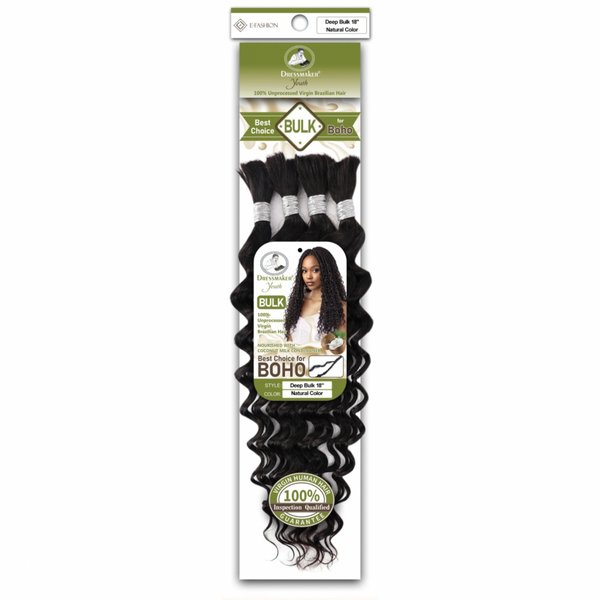 Dressmaker Youth 100% Unprocessed Virgin Brazilian Deep Bulk Hair