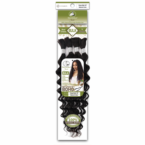 Dressmaker Youth 100% Unprocessed Virgin Brazilian Deep Bulk Hair