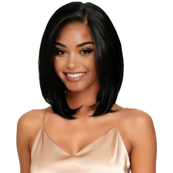 Kuknus 100% Brazilian Human Hair L Part Lace Wig Natural – Kate - Natural Color