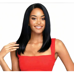 Kuknus Brazilian Natural 100% Human Hair 13x4 Lace Wig - Fiona – Natural Color