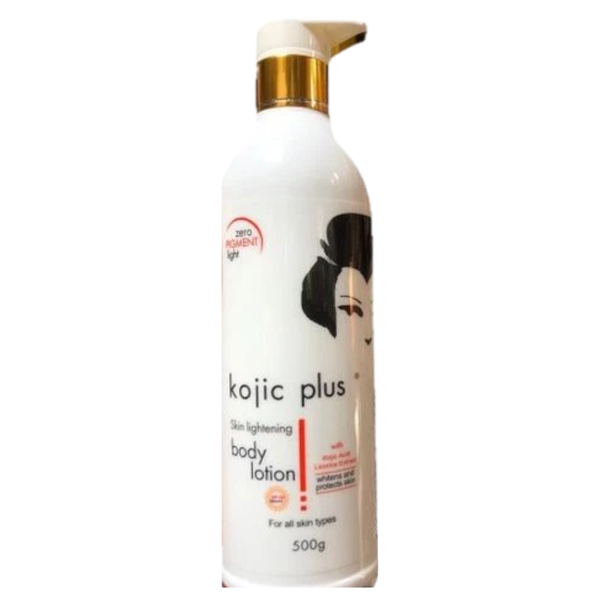 Kojic Plus Skin Lightening Body Lotion With Kojic Acid Licorice Extract (SPF 50) – 500g