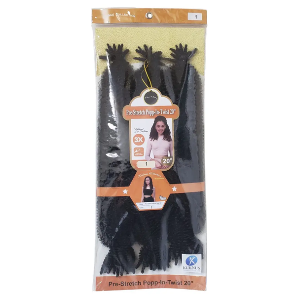Kuknus Collection Pre-Stretch Popp-In-Twist 20"