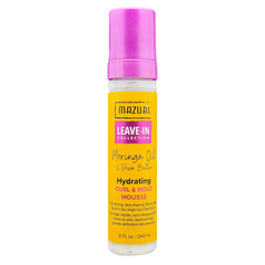 Mazuri Moringa Oil & Shea Butter Hydrating Curl & Hold Mousse 240ml