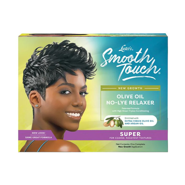 Luster’s Smooth Touch Olive Oil No-Lye Relaxer Kit Super
