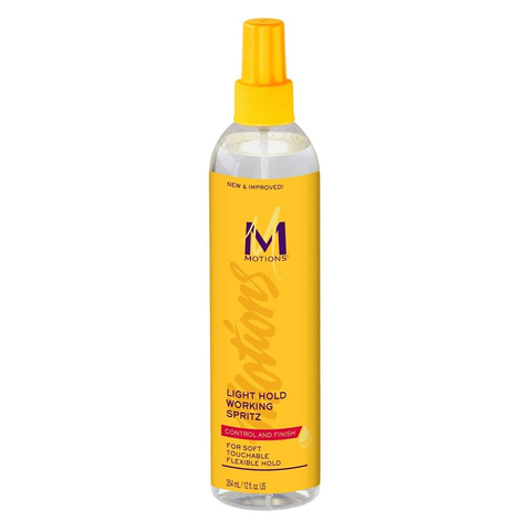 Motions Light Hold Working Spritz Control & Finish Flexible Styling Spray 354ml