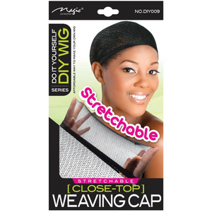 Magic Collection DIY Wig Closed-Top Weaving Cap Black