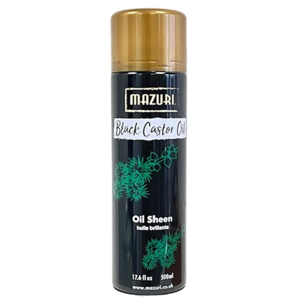 Mazuri Black Castor Oil Sheen Spray 500ml