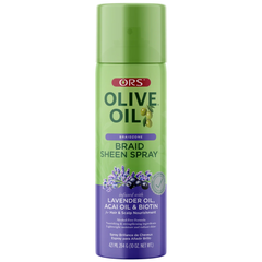 ORS Olive Oil Braidzone Braid Sheen Spray with Lavender Oil, Acai Oil & Biotin 421ml