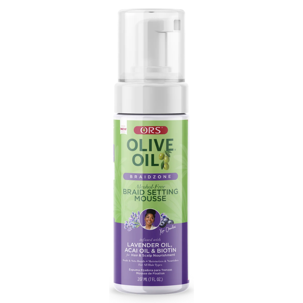 ORS Olive Oil Braidzone Braid Setting Mousse with Lavender Oil & Acai Oil 207ml / 7oz