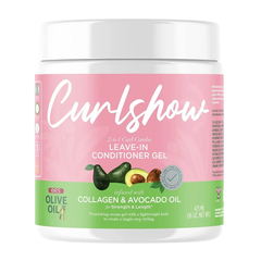 ORS Olive Oil CurlShow Leave-In Conditioner Gel infused with Collagen & Avocado Oil 16oz