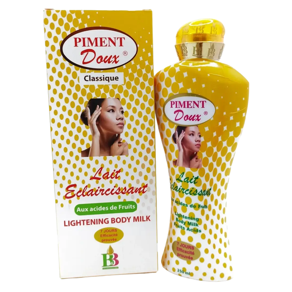 Piment Doux Classic Lightening Body Milk with Fruit Acids – 250ml