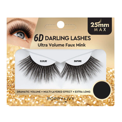 Poppy & Ivy 6D Darling Lashes 25mm Eyelashes- Ultra Volume Faux Mink